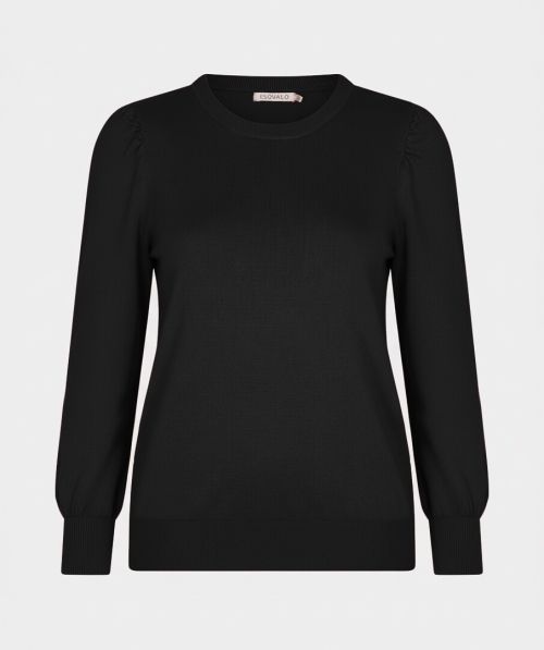 Sweater l/slve round neck basic knit
