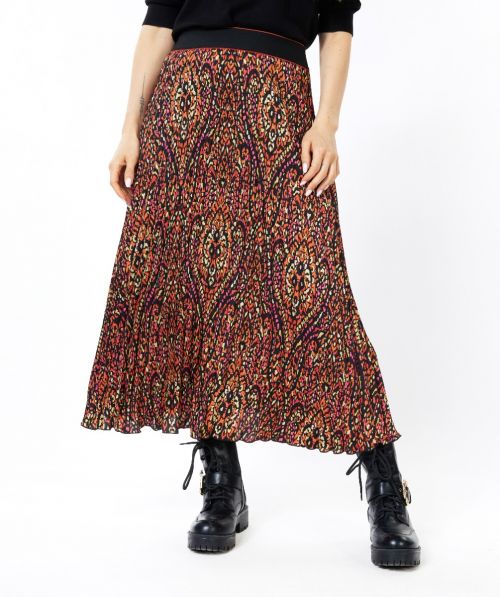 Skirt plisse sateen Rewilding
