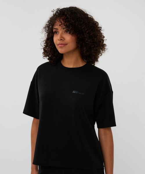 EsQualo T-shirt oversized modal
