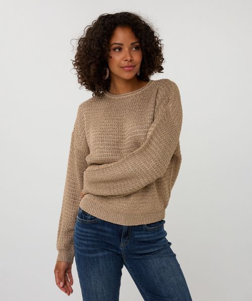 EsQualo Sweater oversized lurex