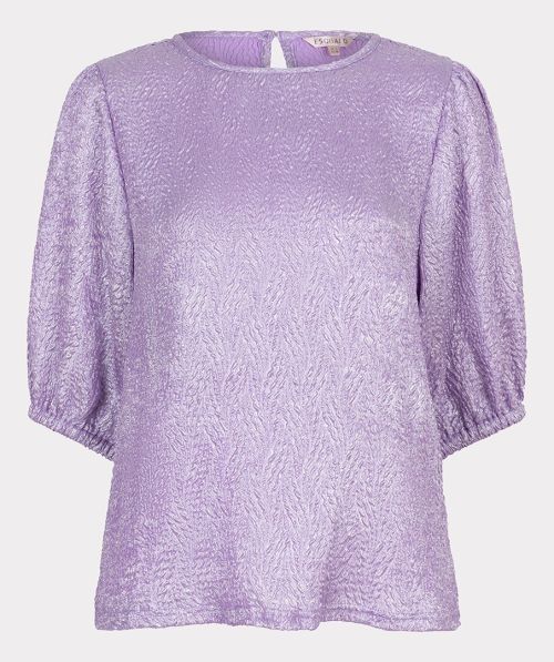 EsQualo Top fancy metallic