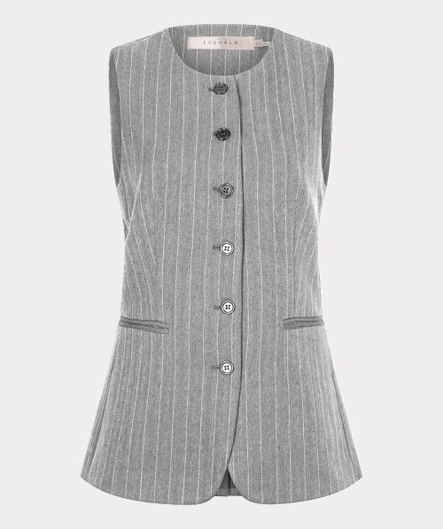 Gilet herringbone