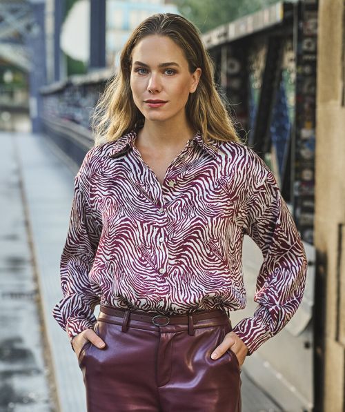 Blouse oversized basic Zebra
