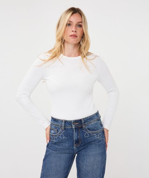 Top l/slve basic round neck