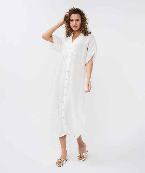 Dress long linen