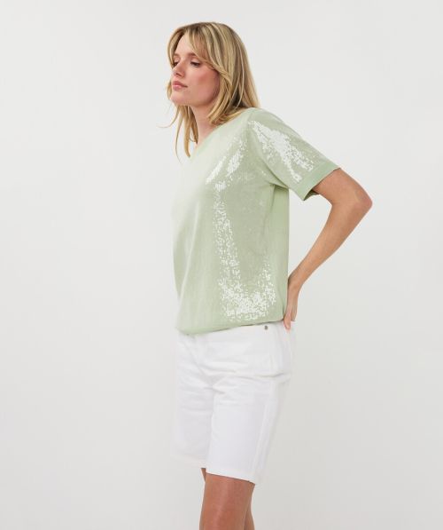 Sweater sequins s/slve