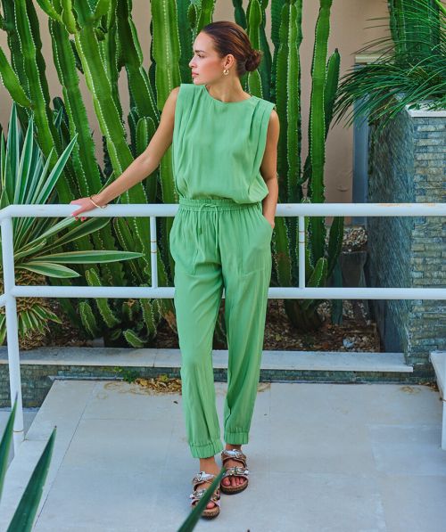 Trousers crinkle modal