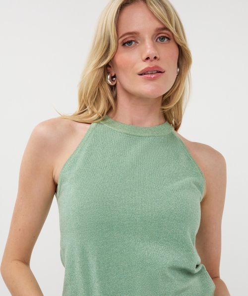 Top halter lurex