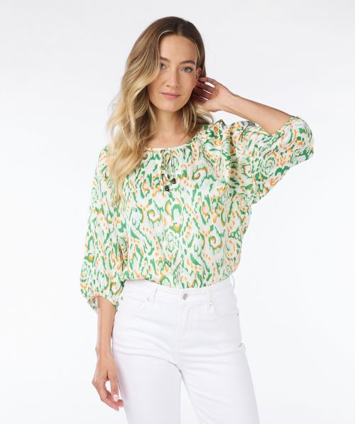 EsQualo Blouse raglan Pastel Ethnic
