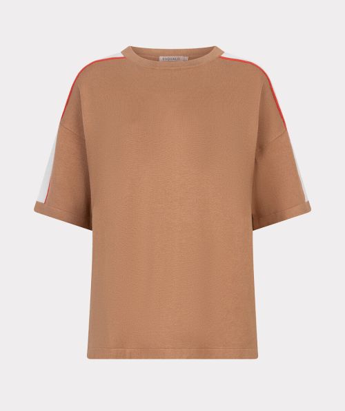 Sweater s/slve striped knit