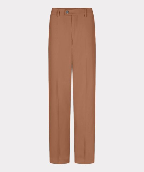 Trousers straight crêpe