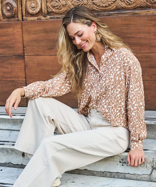 Blouse boxy Scarlet Small Graphic