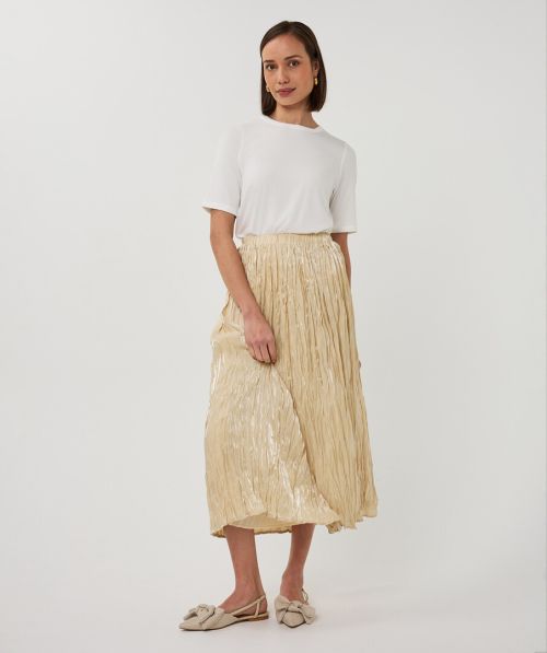 Skirt plisse changeant