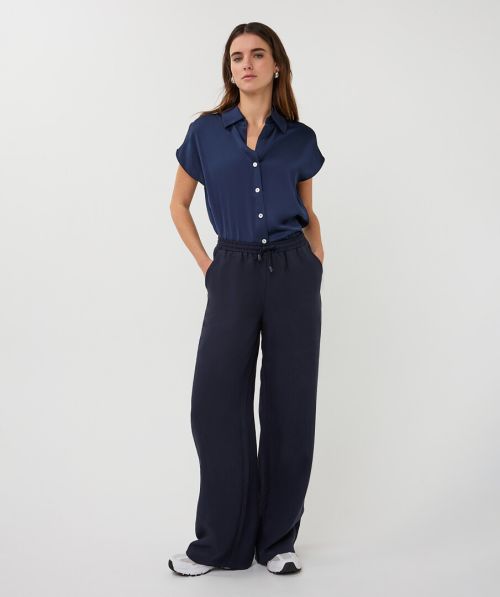 Trousers tencel elastic WB