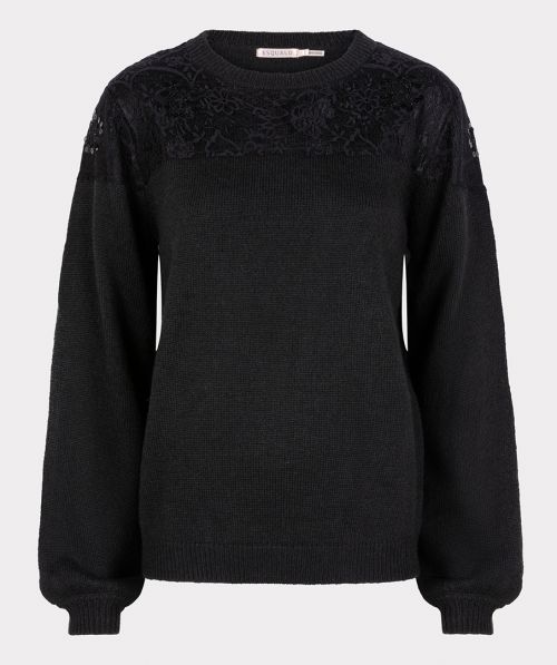 Sweater knit lace