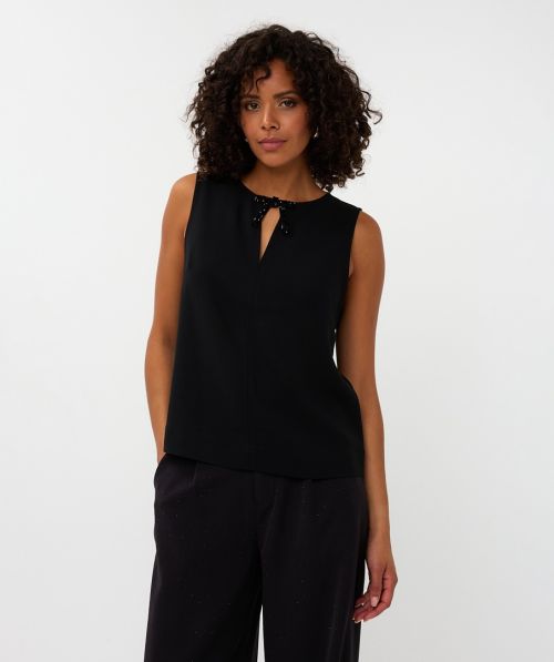 EsQualo Blouse bow brooch