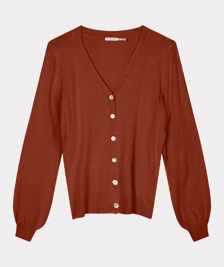 Cardigan basic V-neck