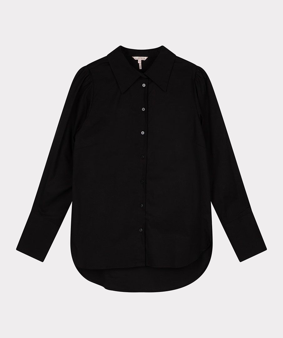 Blouse fine gathering poplin
