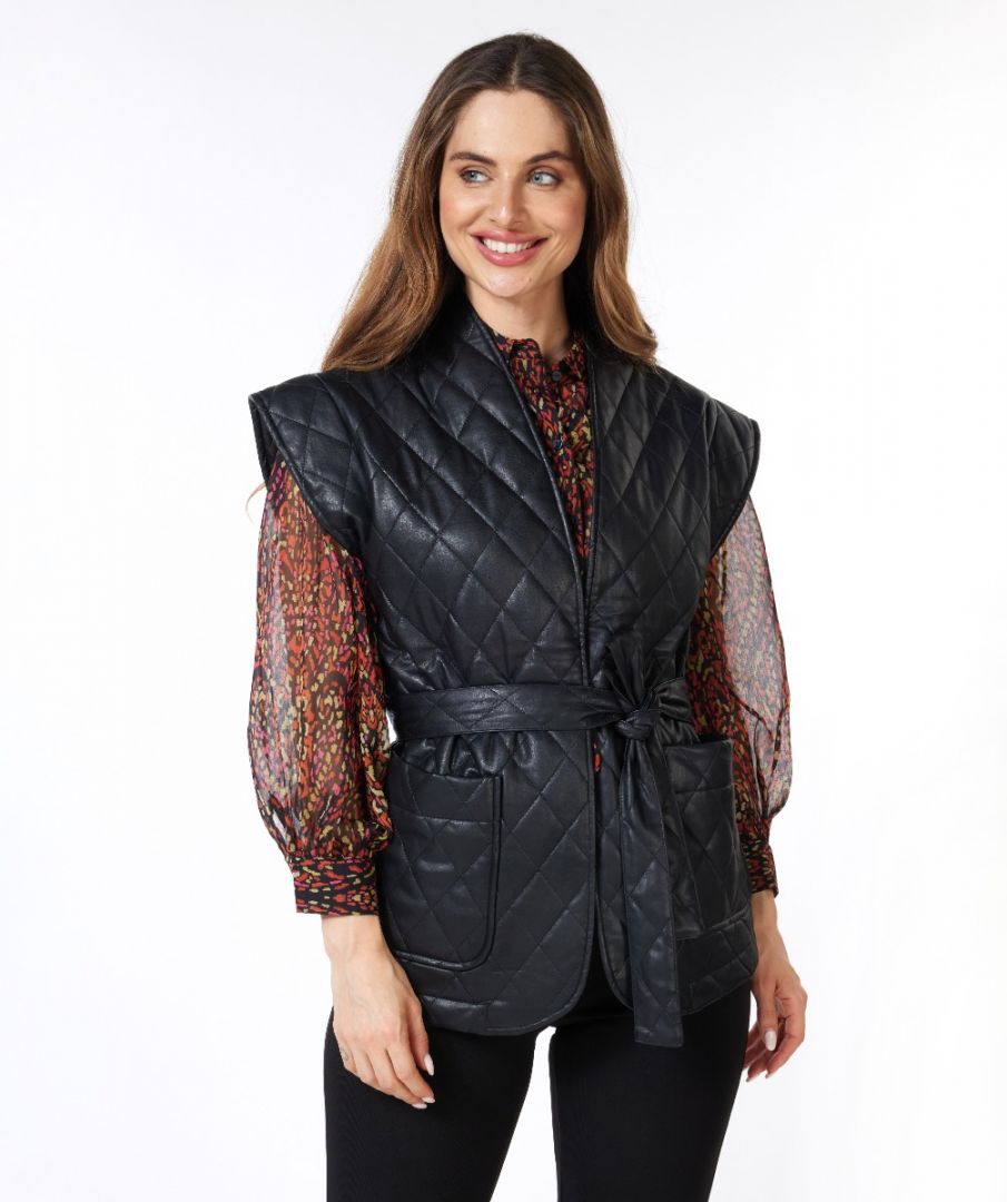 Gilet padded PU