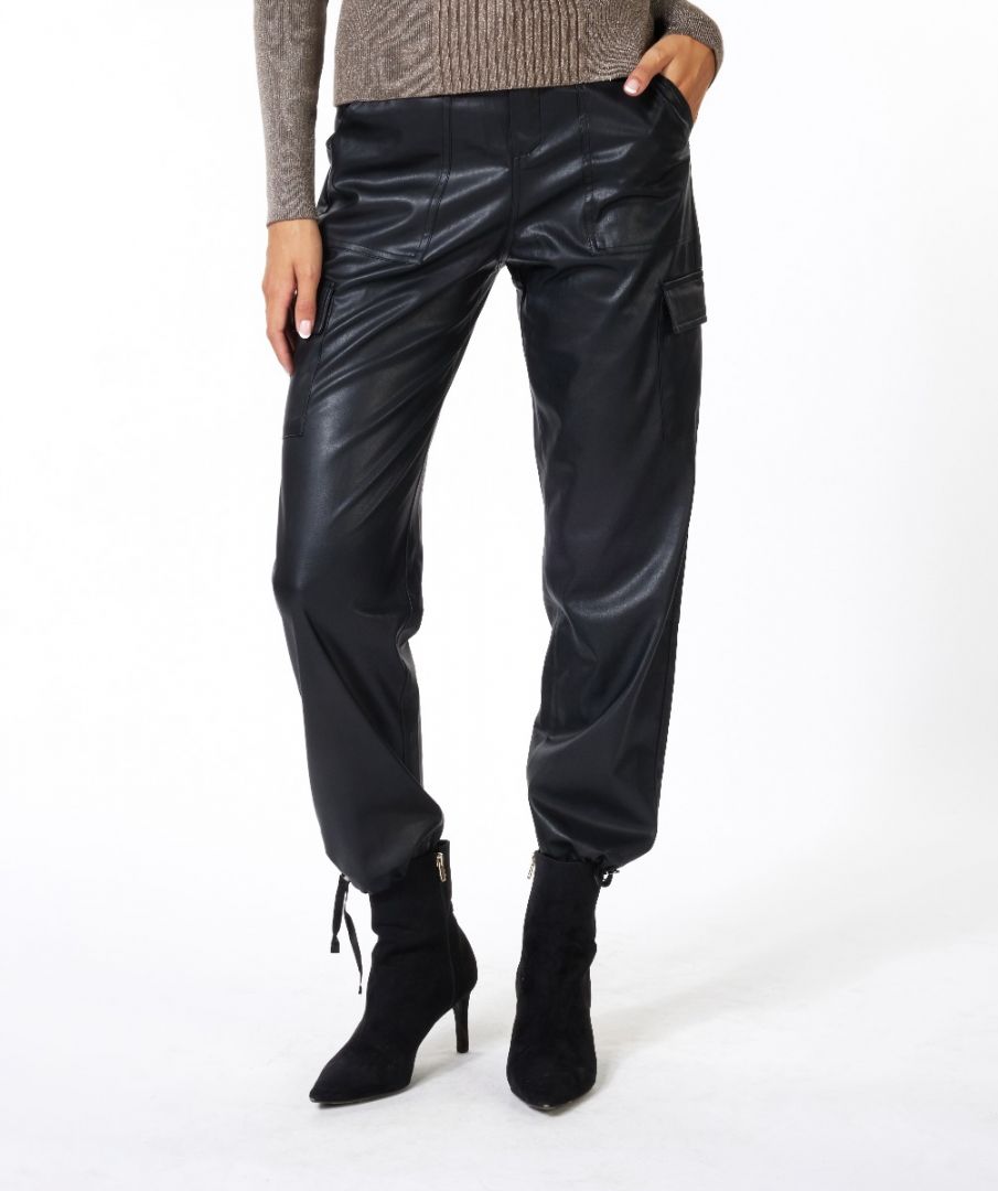 Trousers cargo PU