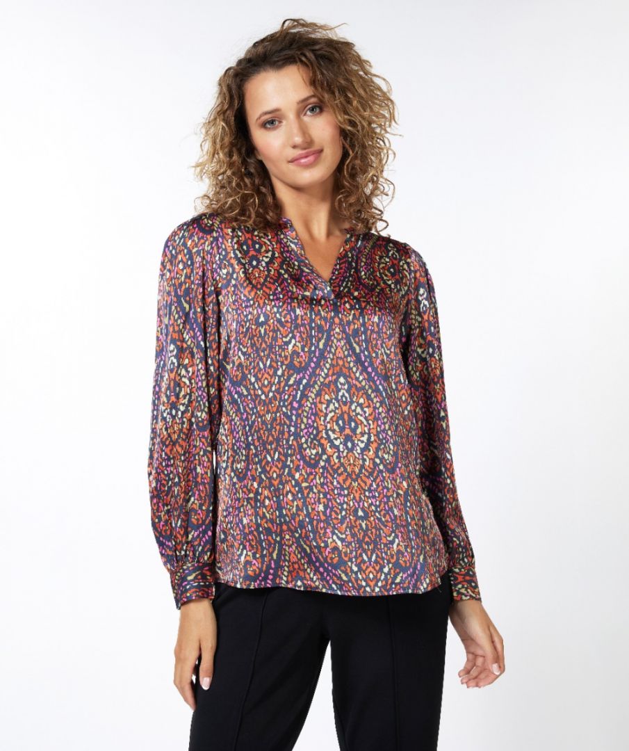 Blouse V-neck Rewilding