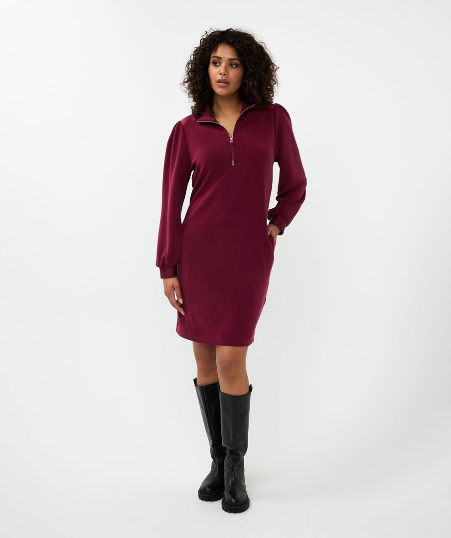 Dress zipp col modal