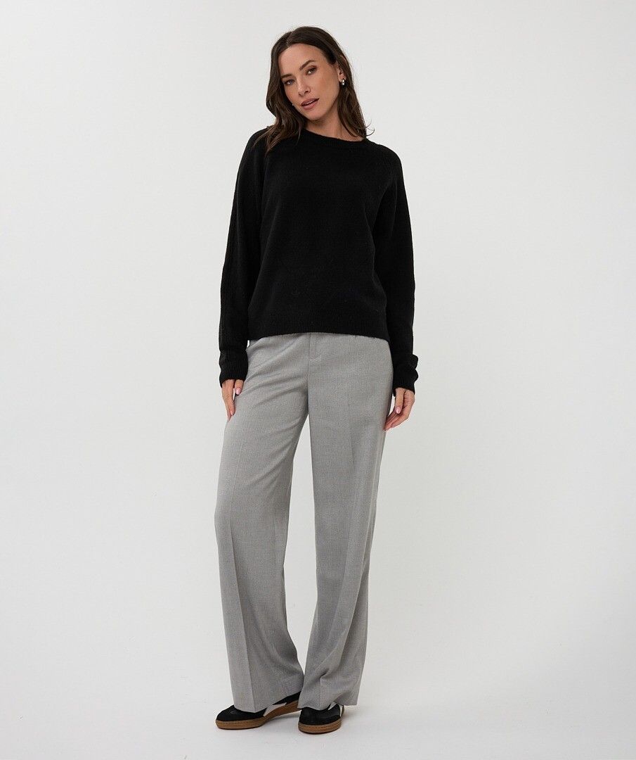 Trousers wide leg lurex