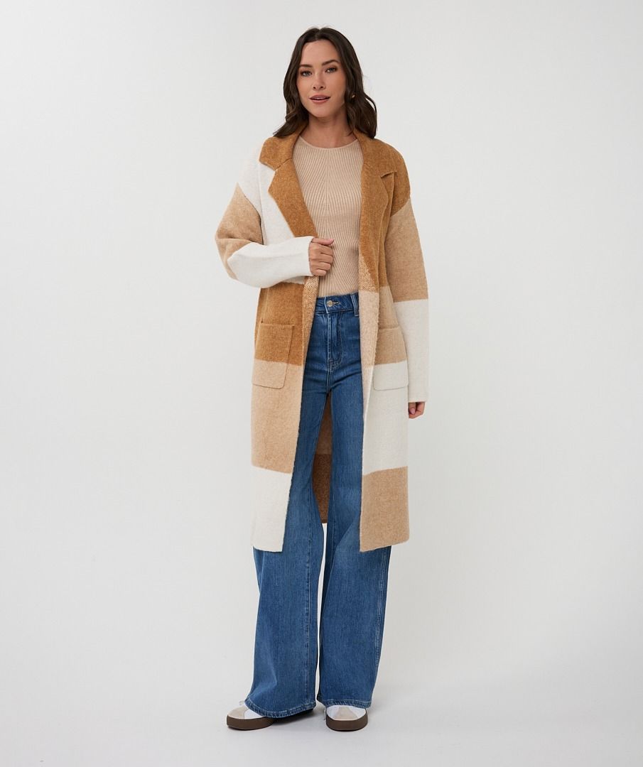 Cardigan long blocks