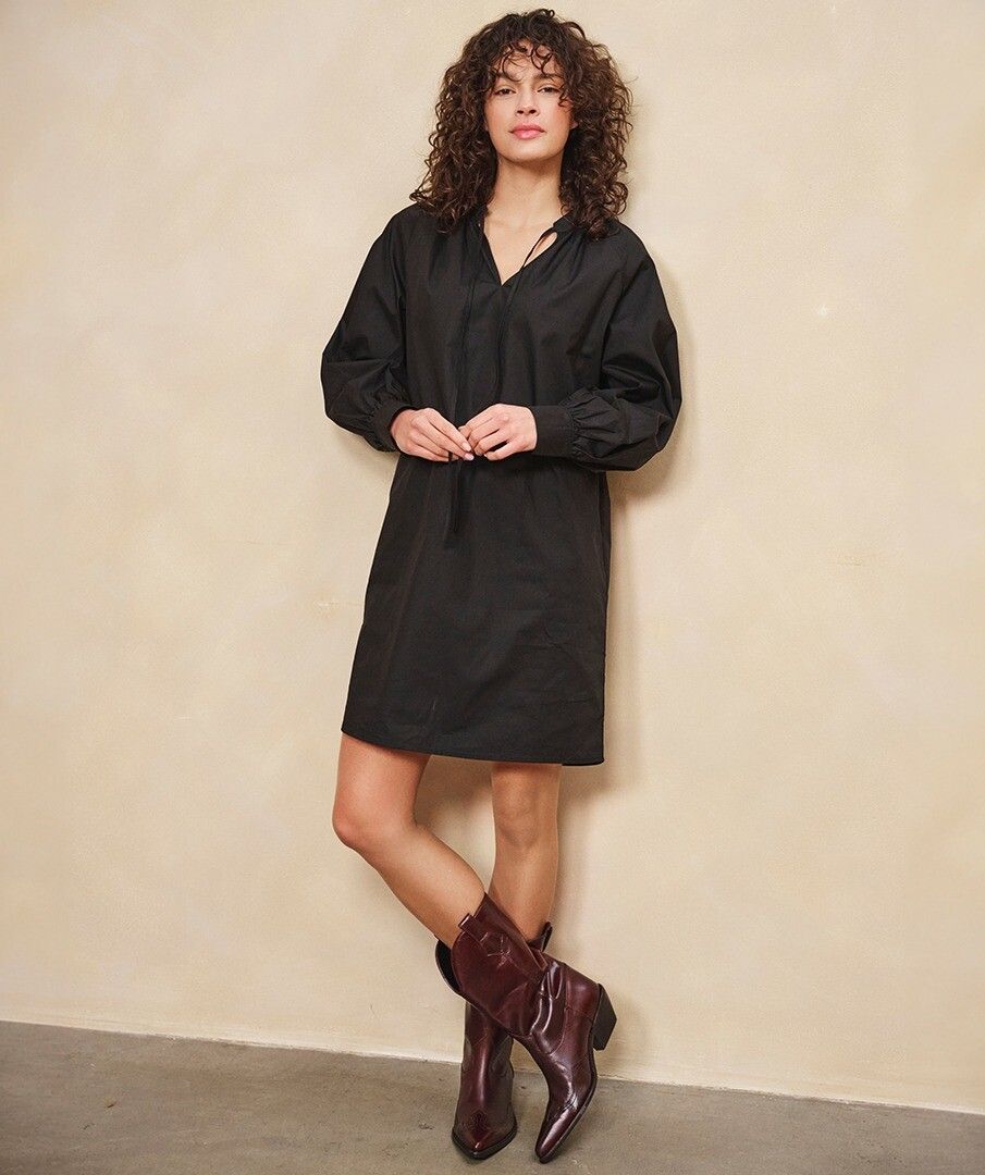Dress raglan poplin