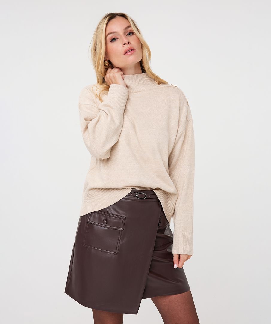Sweater melange lurex