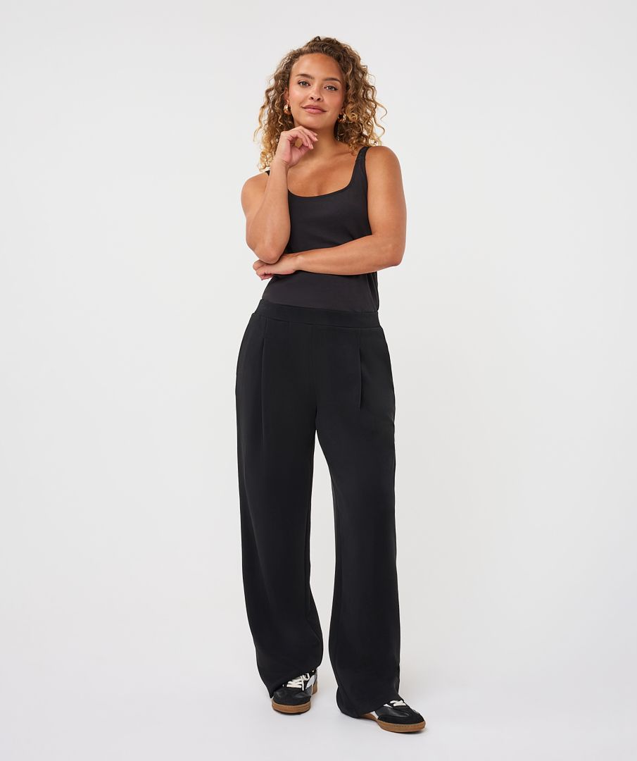 Trousers Modal pleats