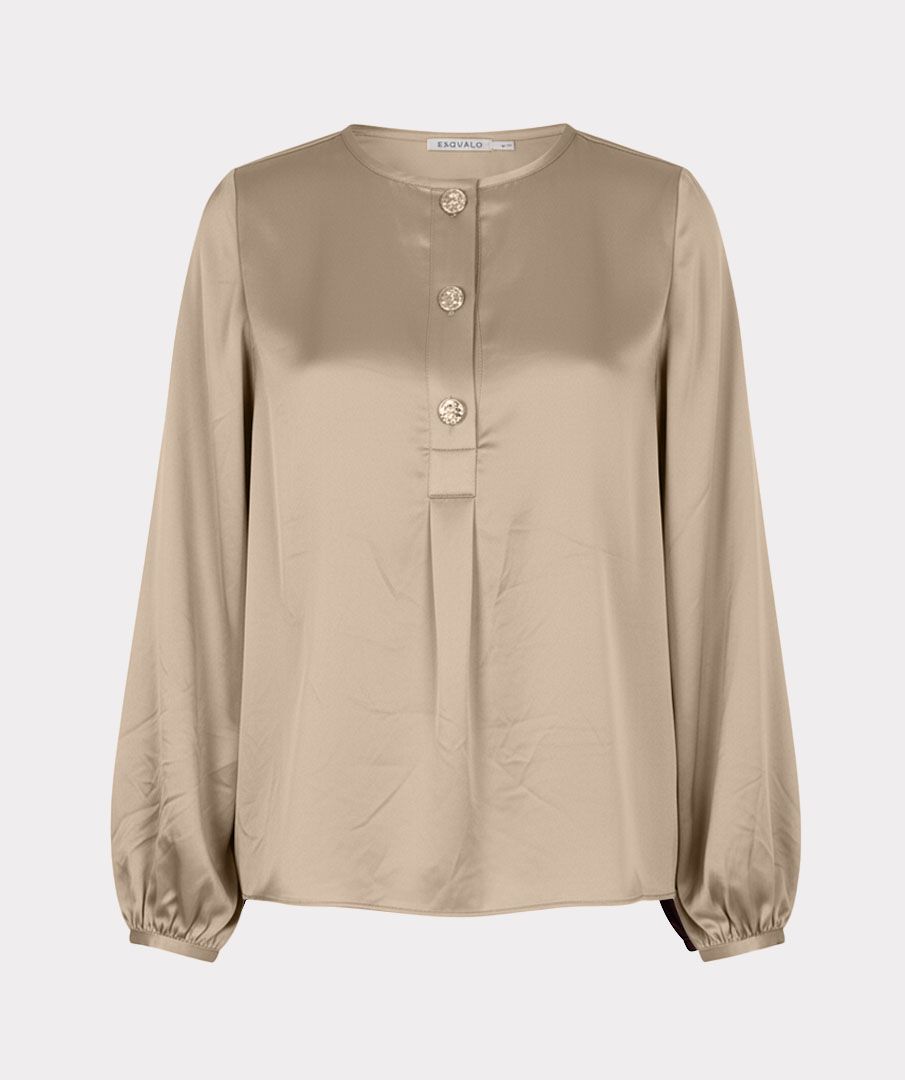 Blouse balloon slve acetate