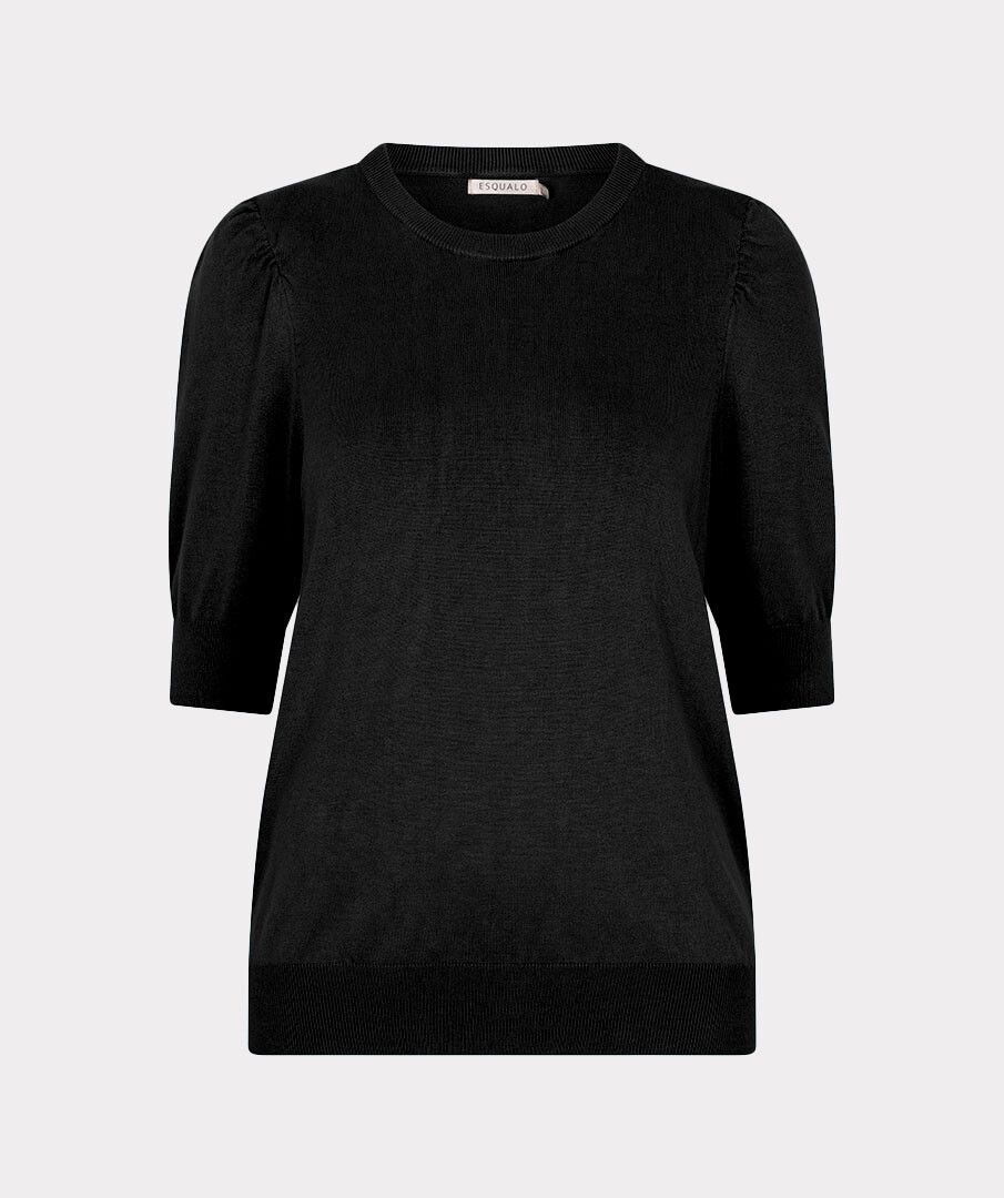 Sweater s/slve round neck basic knit