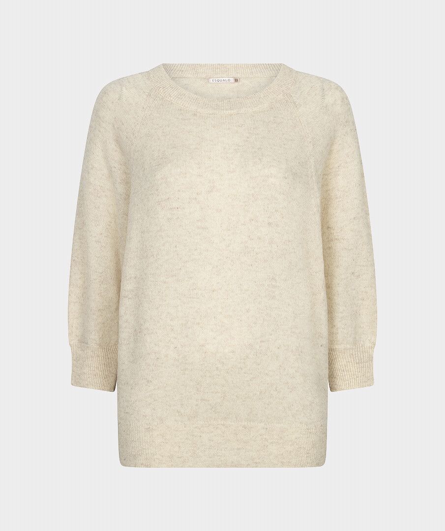 Sweater raglan round neck