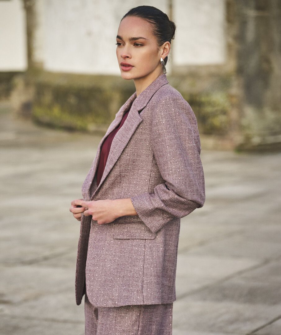 Blazer fancy strass