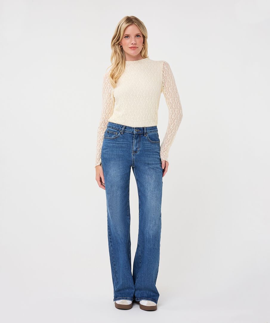 Trousers wide jeans