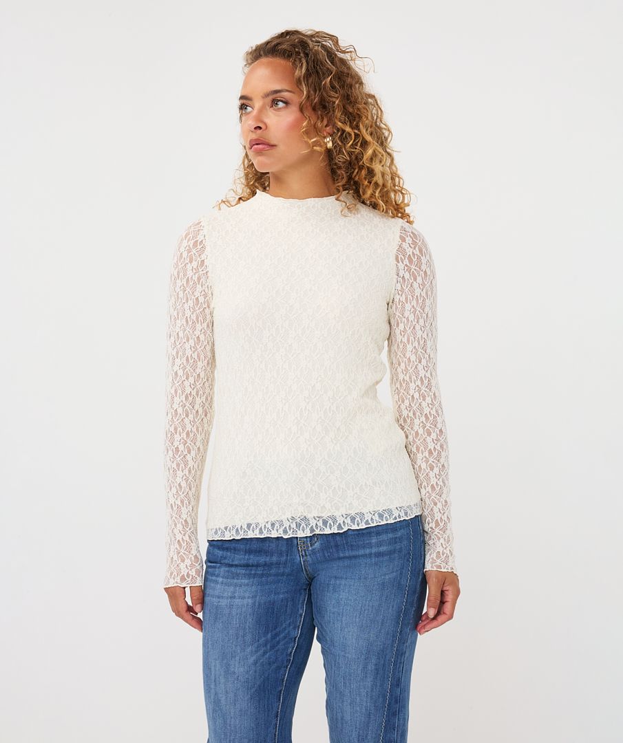 Top l/slve lace