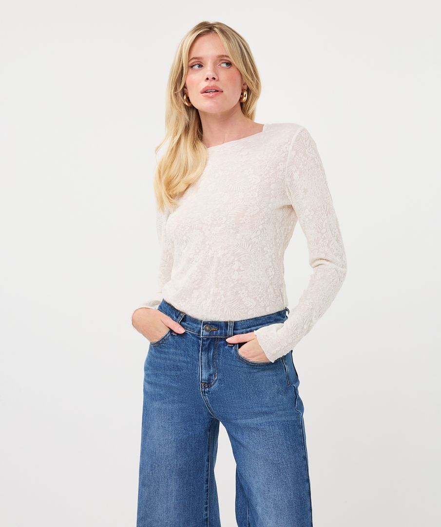 Top l/slve fancy
