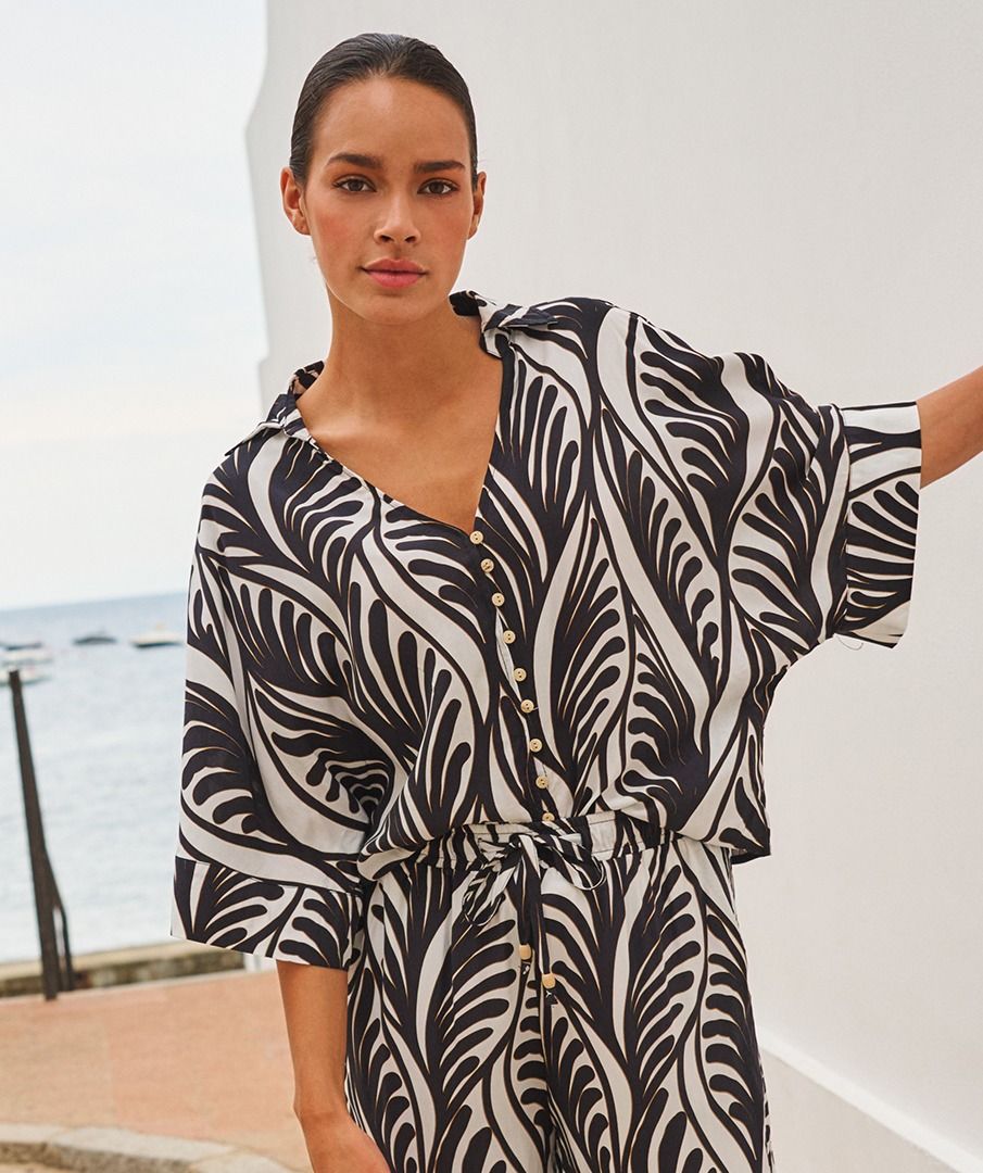 Blouse knot Summer vibes
