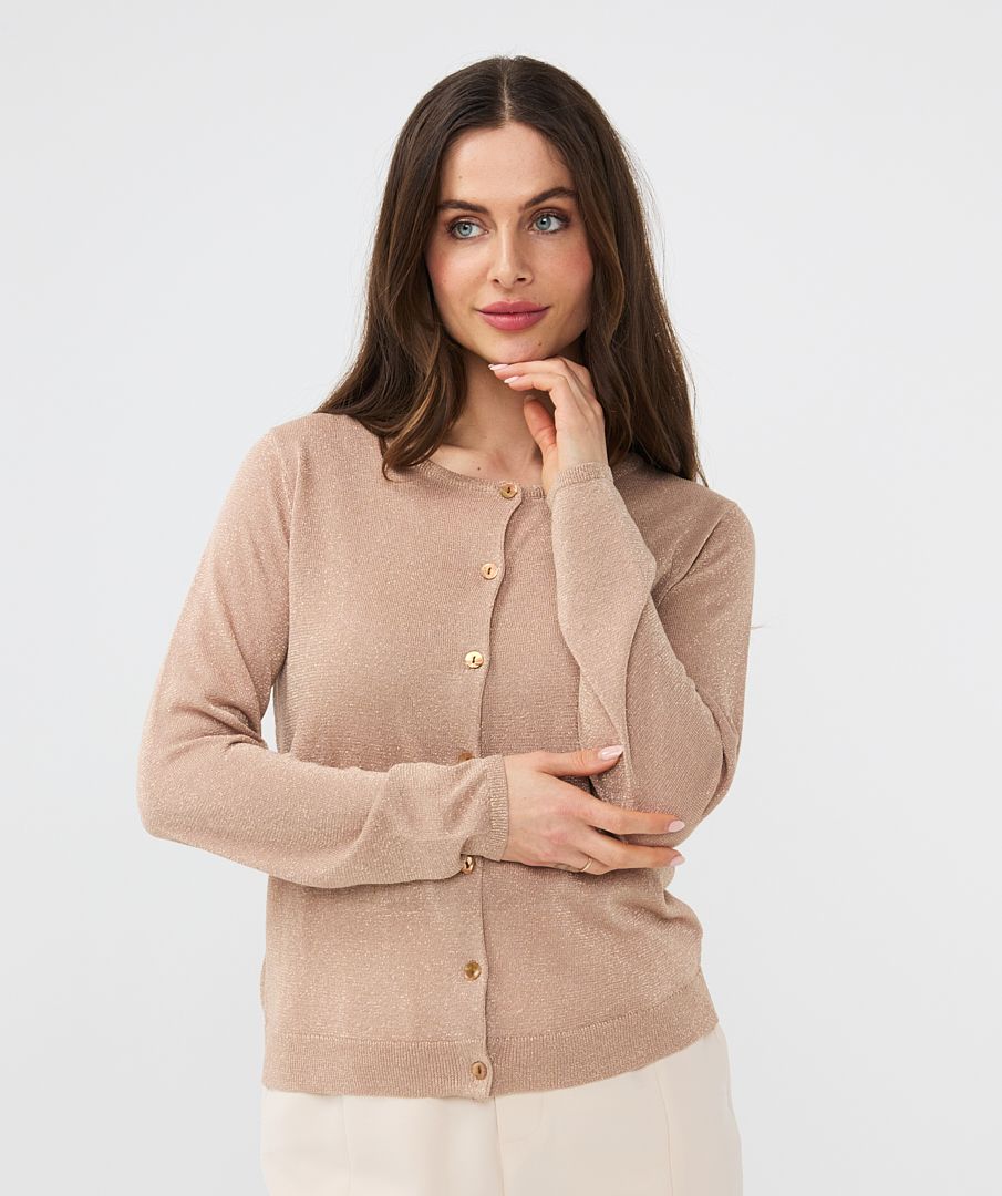 Cardigan lurex