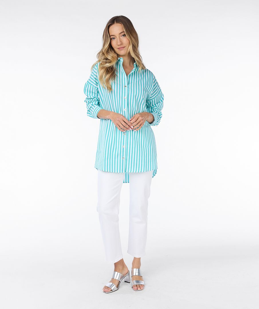 Blouse oversized striped