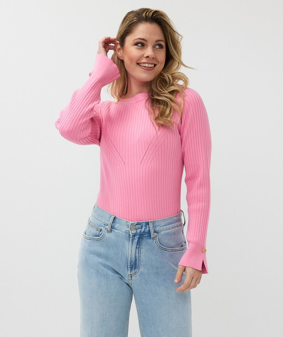 Sweater rib basic knit