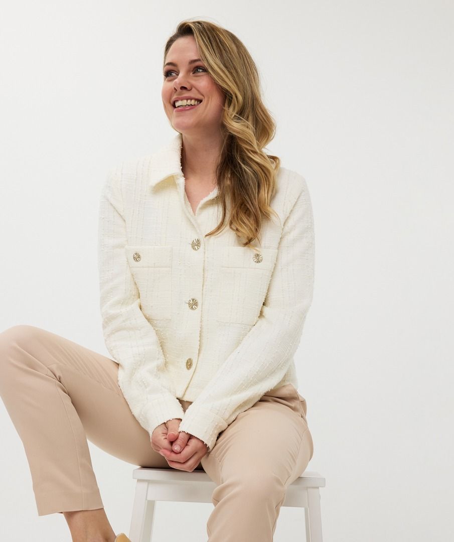 Jacket stretchy boucle