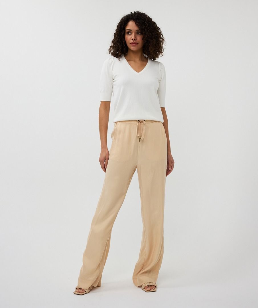 Trousers elastic WB cupro