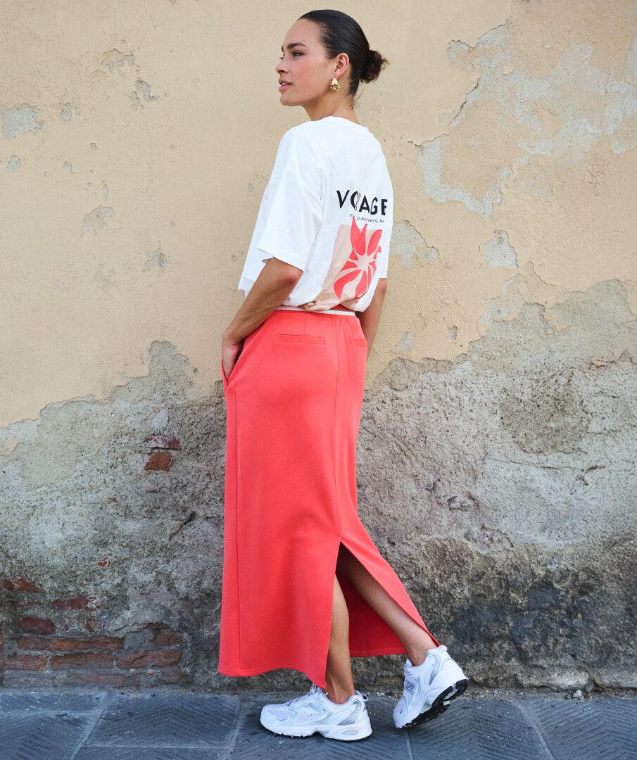 Skirt long fancy WB wide Modal