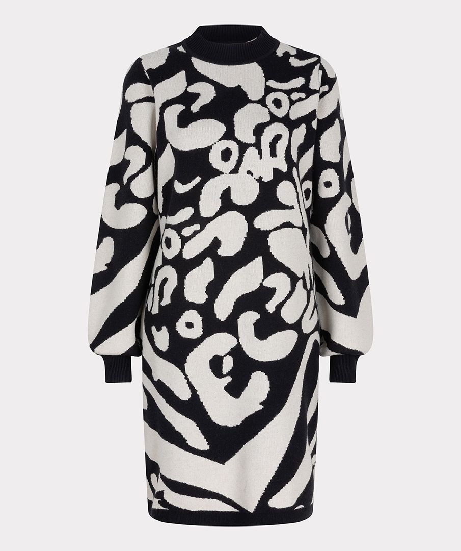 White animal print dress sale