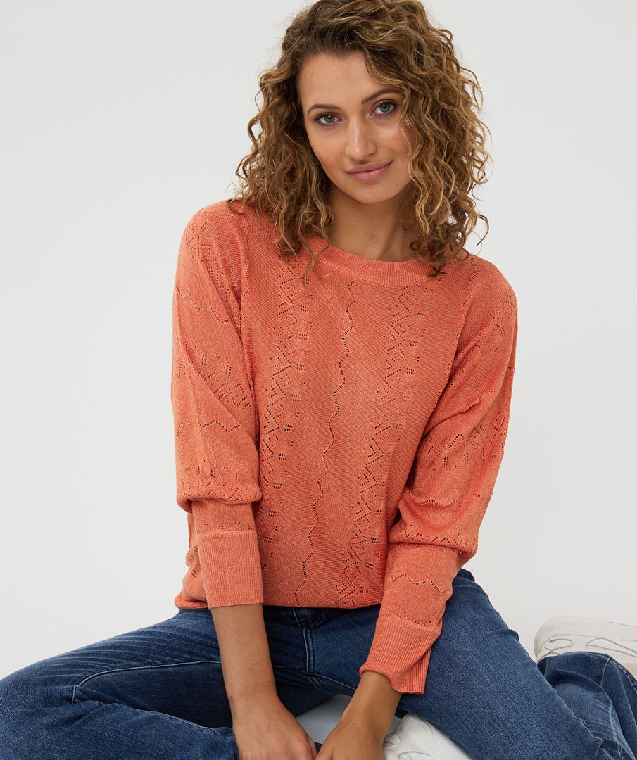 Sweater batwing lurex